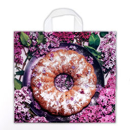 Цена за 50 шт. Пакет «Сладкий аромат», полиэтиленовый с петлевой ручкой, 37×34 см, 70 мкм