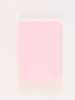 Блокнот пушистый и ручка многоцветная «Эйнджел», розовый