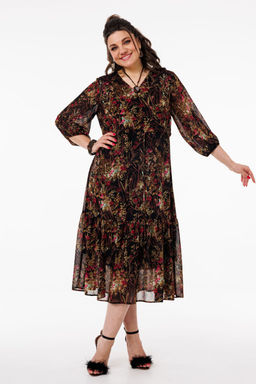 Платье ANELLI 1504 цвет явы  фото 3