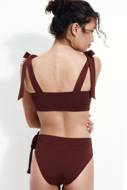 Braga de bikini High Waist con lazada - H&m фото 7