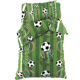 Постельное бельё Этель 1,5 сп Футбол 143х215 см, 150х214 см, 50х70 см -1 шт, 100% хлопок, бязь 125 г/м2