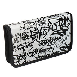 Пенал школьный, 1 секция, 11.5×20.5×3 см «Граффити»