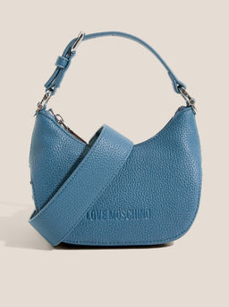 Женская сумка с ручкой LOVE MOSCHINO GIANT Артикул 4561008, зелено-синий