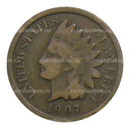 1 цент 1907 года США