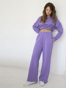 MY Брюки женские свободные с карманами Б302