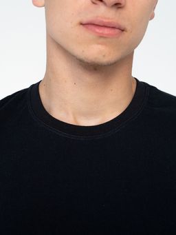 Футболка хлопок 100%,темно-синяя - Binita фото 8