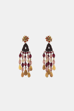 PENDIENTES CROCHET ABALORIOS / Multicolor - Zara фото 2