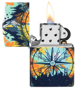 Зажигалка ZIPPO Компас | Compass 49805  фото 3