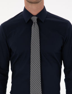 Lacivert Slim Fit Pamuk Kar___ml_ G_mlek - Cacharel фото 6