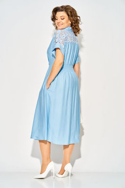 Платье Liliana 1519 голубой  фото 2