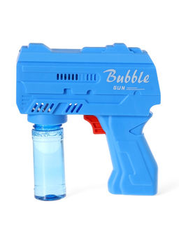 Генератор мыльных пузырей Пистолет, световые эффекты, работает от батареек, синий - Simaland фото 3