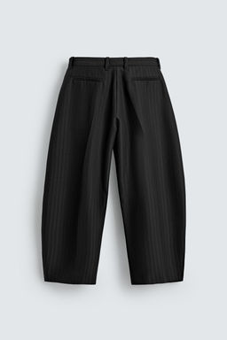LIMITED EDITION CURVED FIT SUIT TROUSERS - Zara фото 8