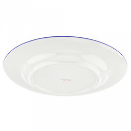 Тарелка мелкая фарфоровая Озеро д200мм, h25мм, гладкий край, отводка краской (Россия) - Домашняя мода фото 3