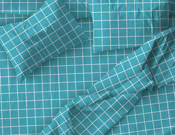 Пододеяльник Евро 200*220 см, бязь "Комфорт" (Таттерсол, морская волна)