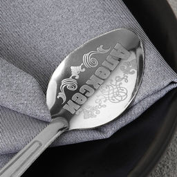 Цена за 3 шт. Ложка чайная именная Алексей, 3?14 см