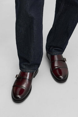 LEATHER BUCKLE SHOE - Zara фото 10