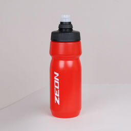 Бутылка для воды велосипедная ZEON WB230 гоночная, клапан NEW кэмэлбак, пищевой hi-quality PP, 700ML цвет red/уп100 - Галеонтрейд фото 3