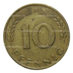 10 пфеннигов 1950 года G Германия