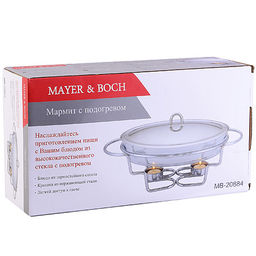 20884 Фондюшница нерж 1,5л с свечой MB (х4) - Mayer&boch фото 4