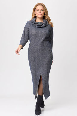 Платье Michel Chic 2145-Р синий, серебро