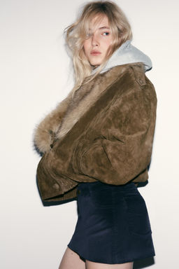 CORDUROY MINI SKIRT - Zara фото 3