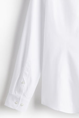 Camisa en algodon pima Slim Fit - H&m фото 8