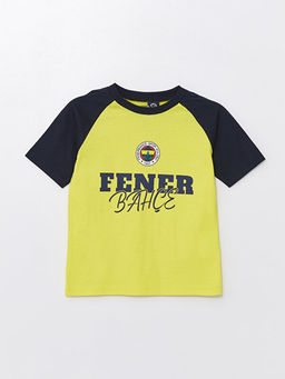 Fenerbah?e Bask?l? Erkek Bebek Ti??rt ve ?ort 2li