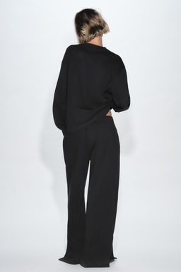 INTERLOCK TROUSERS WITH VENTS - Zara фото 3