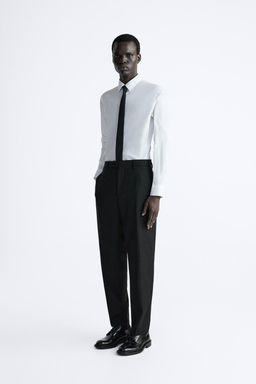 STRETCHY POPLIN SHIRT - Zara фото 14