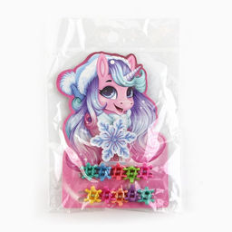 Подарочный набор новогодний для девочки Единорог: заколка и крабики для волос - Сима-ленд фото 10