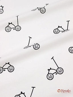 Поплин Марафон - велосипеды, ш.2.2м, хлопок-100%, 115гр/м.кв