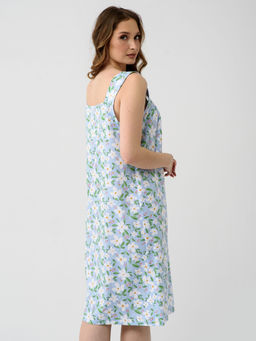 Сорочка 100% Хлопок Полянка (бретель) - Оптима фото 5