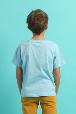 CRB wear/CSKB 63787-43-401 Футболка для мальчика,голубой/Ex.Cherubino фото 4