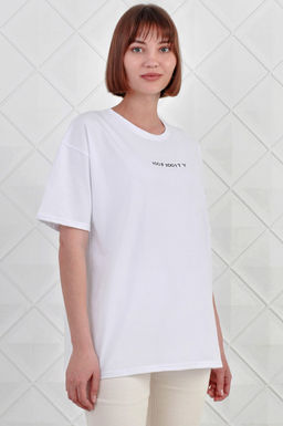 Арт. 3734 Футболка женская 42-52 (6 шт) Цвет:белый - Калинка фото 6