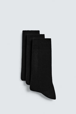 3-PACK OF RIBBED SOCKS - Zara фото 2