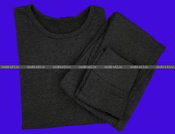 Цена за 5 шт. УЛАН Термобелье мужское пр-во Россия с начесом ЧЕРНЫЙ 50+52+54+56+58 - For you фото 5