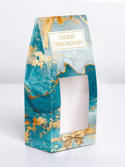 Цена за 5 шт. Коробка складная «Самой прекрасной», 6 × 14,5 × 3,5 см