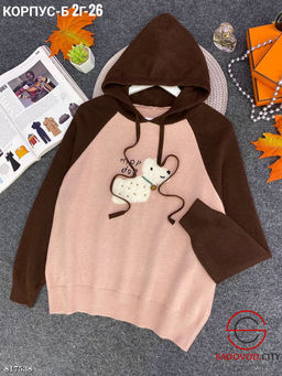 Кофта женская с капюшоном - Bruno фото 2