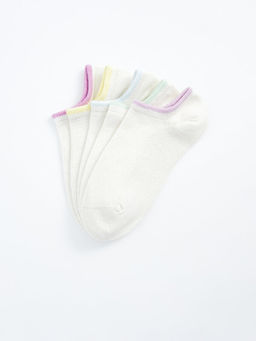 Basic K?z ?ocuk Patik ?orap 5li - Waikiki фото 2