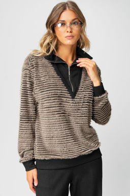 Костюм LAIKONY 383 табак+ черный  фото 8