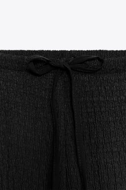TEXTURED STRAIGHT-FIT TROUSERS - Zara фото 7