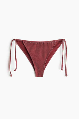 Braga de bikini cheeky con tiras de anudar