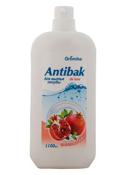 АРОМИКА "ANTIBAC de LUXE" Средство д/посуды (1100мл) Гранатовый фреш.12