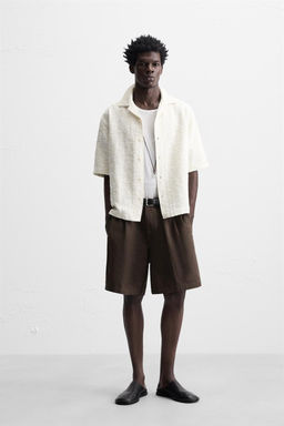TEXTURED JACQUARD SHIRT - Zara фото 19