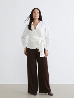 B?y?k Beden Ba?lama Detayl? Kad?n G?mlek