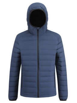 Куртка мужская стёганая с капюшоном с графеновой подкладкой синего цвета 9623_1S