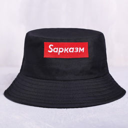 Панама Sарказм, цвет чёрный, 56-58 рр. - Overhat фото 5