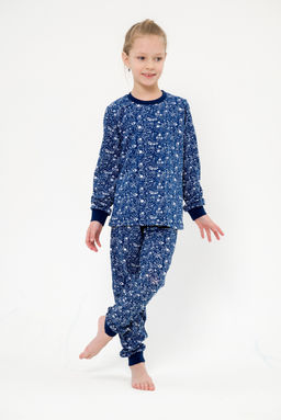 Пижама детская из кулирки пенье на манжетах Дрёма космос - Амадэль фото 7