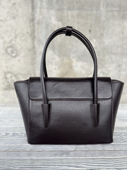 Женская кожаная сумка с клатчем 509286 Кофе