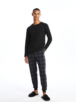 Standart Kal?p Ekose Erkek Pijama Alt